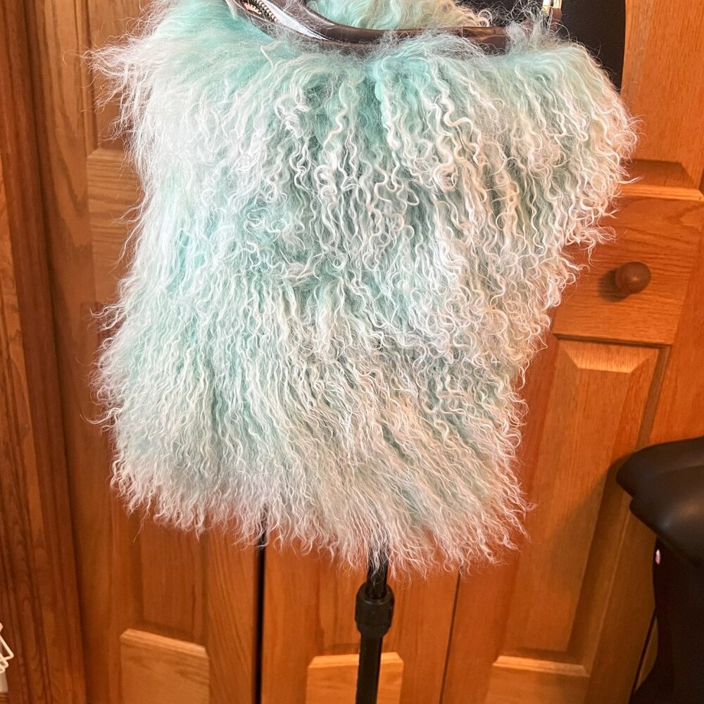 Tibetan Goat Fur purse - Picture 3 of 4